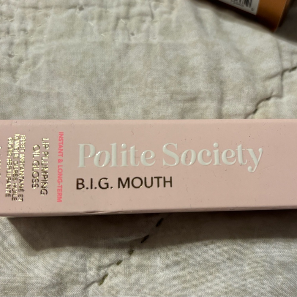 NEW Polite Society B.I.G. Mouth Lip Plumping Gloss